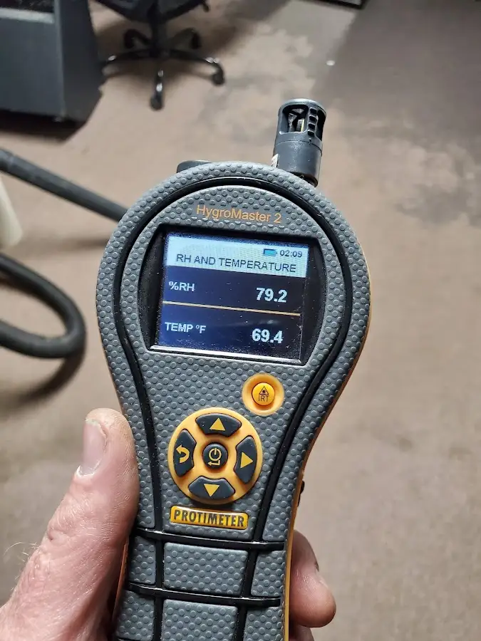 Moisture meter humidity assessment for Fire & Smoke Damage Restoration in Stockbridge